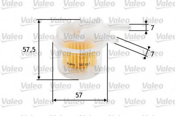 VALEO 587017 Паливний фільтр