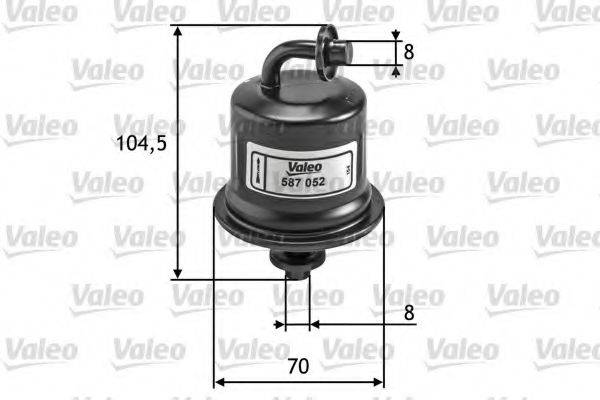 VALEO 587052 Паливний фільтр