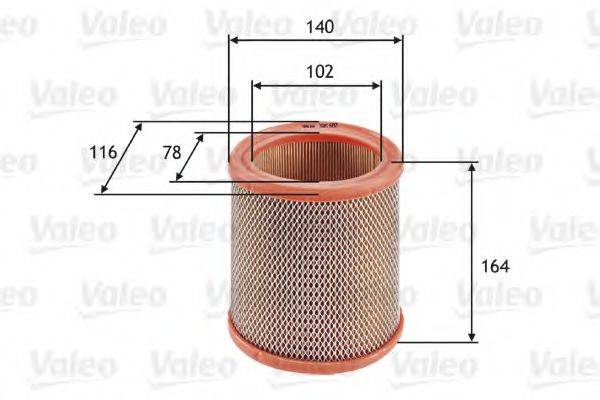 VALEO 585602 Повітряний фільтр