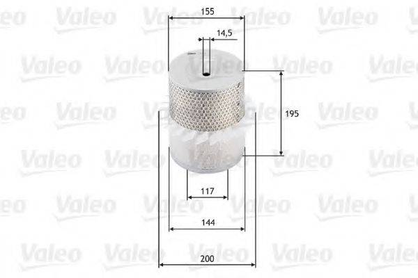 VALEO 585638 Повітряний фільтр