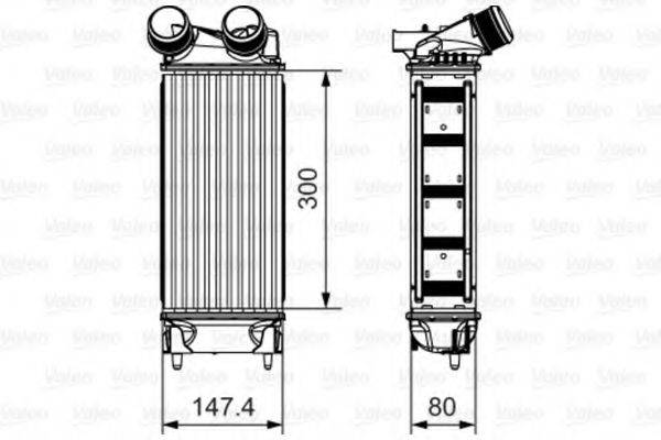 VALEO 818291 Інтеркулер