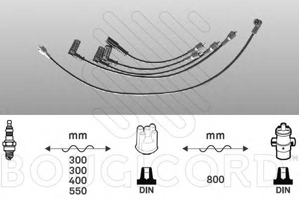BOUGICORD 7282 Комплект дротів запалювання