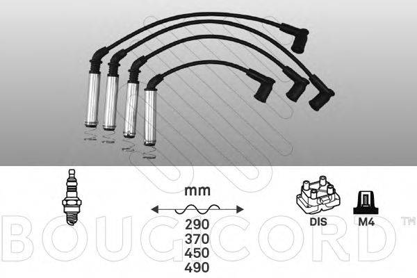 BOUGICORD 4197 Комплект дротів запалювання