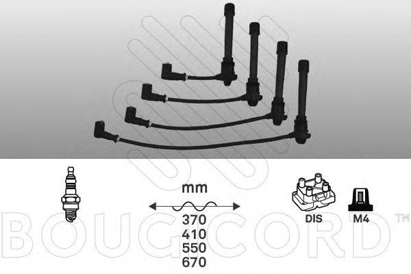 BOUGICORD 4206 Комплект дротів запалювання