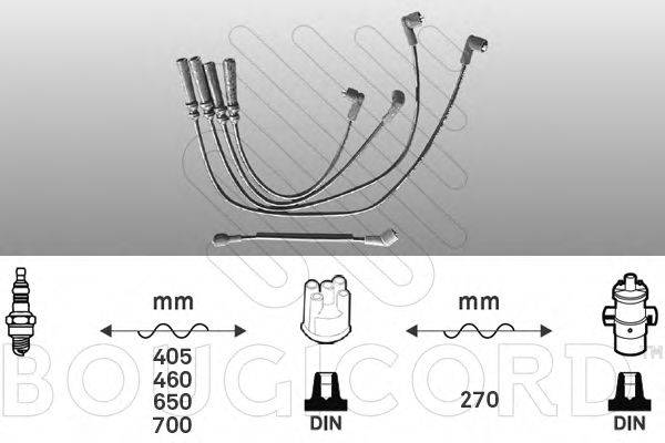 BOUGICORD 6521 Комплект дротів запалювання