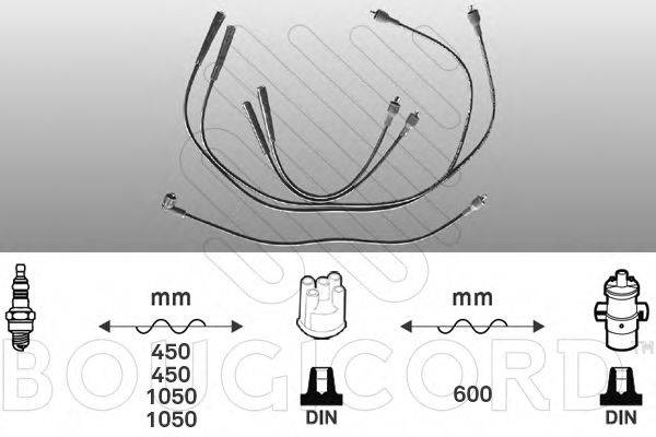 BOUGICORD 7140 Комплект дротів запалювання