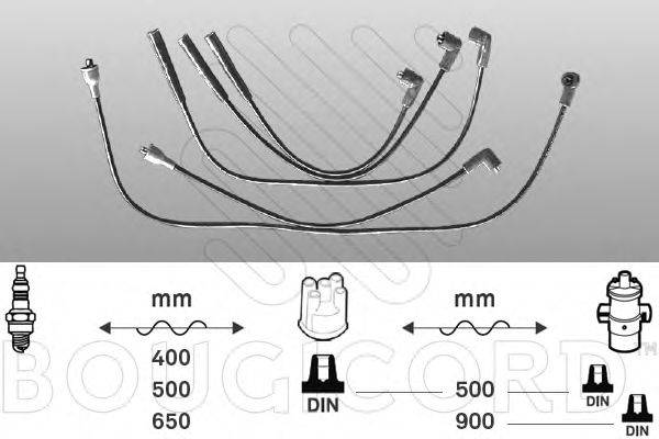 BOUGICORD 7239 Комплект дротів запалювання