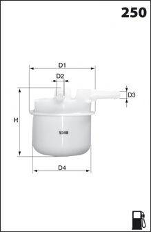 MECAFILTER ELE3583 Паливний фільтр