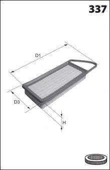 MECAFILTER ELP3825 Повітряний фільтр