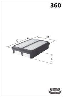 MECAFILTER ELP3551 Повітряний фільтр