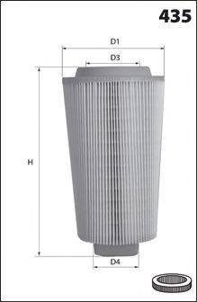 MECAFILTER EL9433 Повітряний фільтр