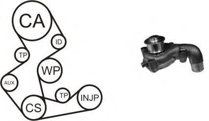 AIRTEX WPK156202 Водяний насос + комплект зубчастого ременя