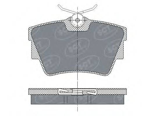 SCT GERMANY SP289PR Комплект гальмівних колодок, дискове гальмо