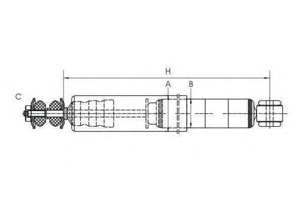 SCT GERMANY Z1603 Амортизатор