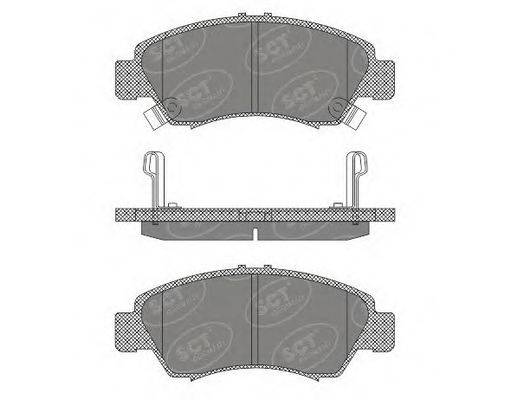 SCT GERMANY SP600PR Комплект гальмівних колодок, дискове гальмо