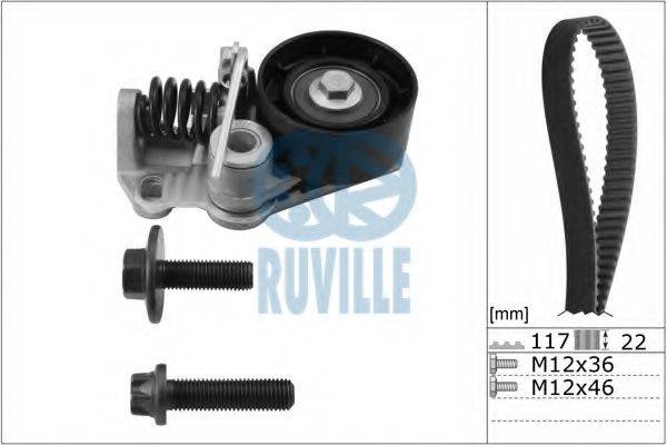 RUVILLE 5528570 Комплект ременя ГРМ