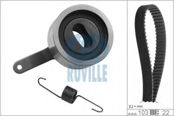 RUVILLE 5740372 Комплект ременя ГРМ