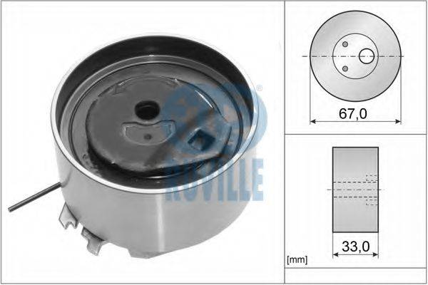 RUVILLE 58619 Натяжний ролик, ремінь ГРМ