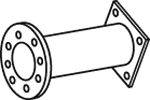 DINEX 80505 Труба вихлопного газу