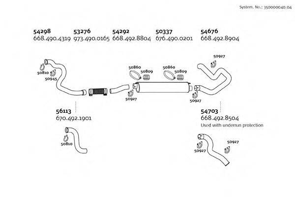 DINEX 35000004004 Система випуску ОГ