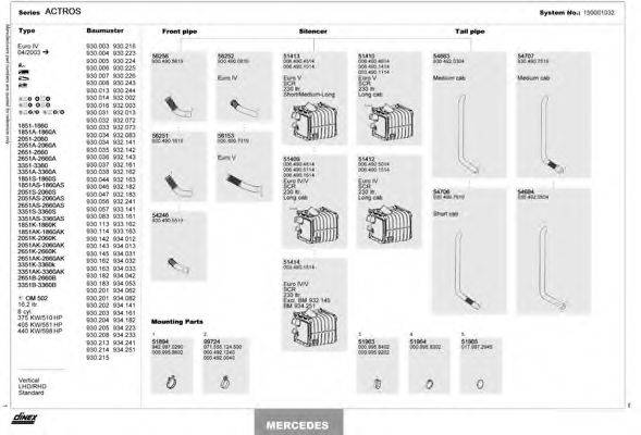 DINEX 150001032 Система випуску ОГ