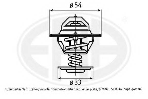 ERA 350363 Термостат, охолоджуюча рідина