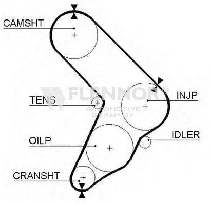 FLENNOR 4001 Ремінь ГРМ