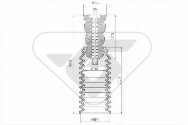 HUTCHINSON KP061 Пилозахисний комплект, амортизатор