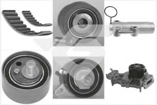 HUTCHINSON KH265WP69 Водяний насос + комплект зубчастого ременя