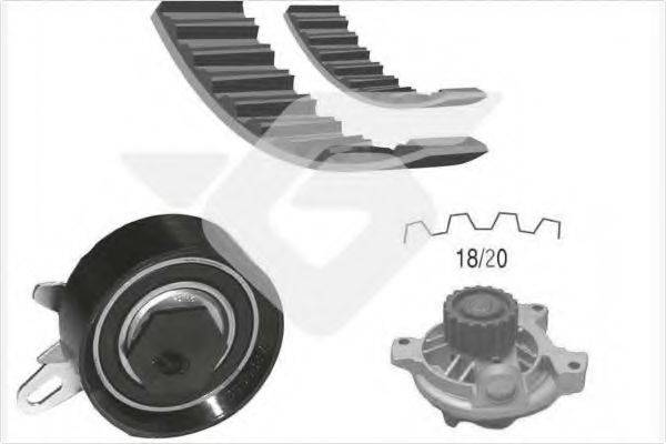 HUTCHINSON KH73WP61 Водяний насос + комплект зубчастого ременя