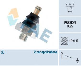 FAE 10160 Датчик тиску масла