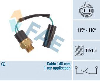 FAE 36630 Термивимикач, вентилятор радіатора