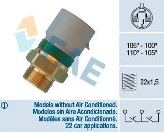 FAE 38350 Термивимикач, вентилятор радіатора