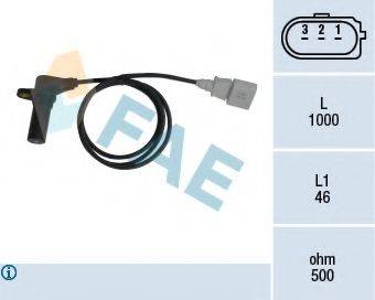 FAE 79064 Датчик частоти обертання, керування двигуном