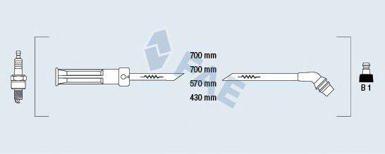 FAE 85995 Комплект дротів запалювання