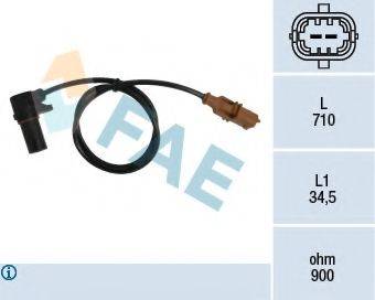 FAE 79077 Датчик частоти обертання, керування двигуном