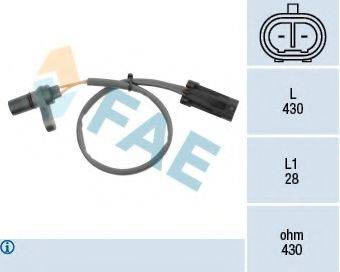 FAE 79190 Датчик частоти обертання, керування двигуном; Датчик частоти обертання, автоматична коробка передач