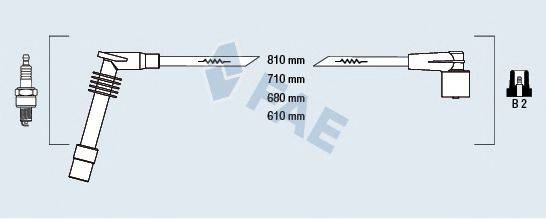 FAE 85083 Комплект дротів запалювання