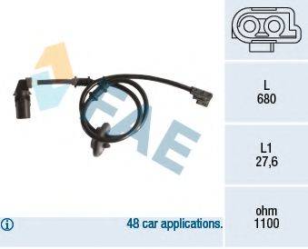 FAE 78199 Датчик, частота обертання колеса