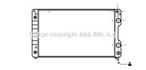 AVA QUALITY COOLING AI2056 Радіатор, охолодження двигуна