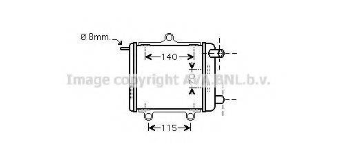 AVA QUALITY COOLING AI2258 Радіатор, охолодження двигуна