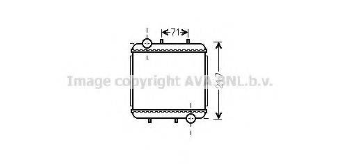 AVA QUALITY COOLING AI2310 Радіатор, охолодження двигуна