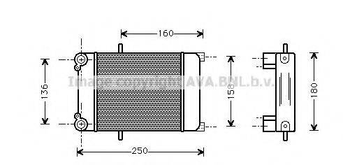 AVA QUALITY COOLING AI3132 масляний радіатор, моторне масло