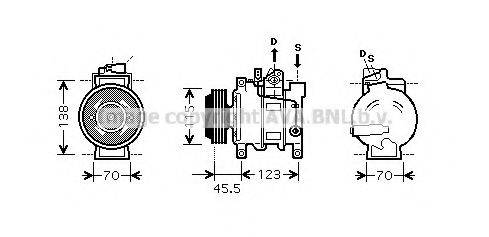 AVA QUALITY COOLING AIK281 Компресор, кондиціонер