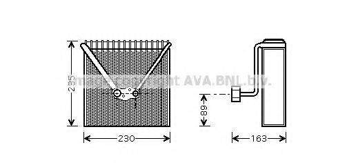 AVA QUALITY COOLING AIV022 Випарник, кондиціонер