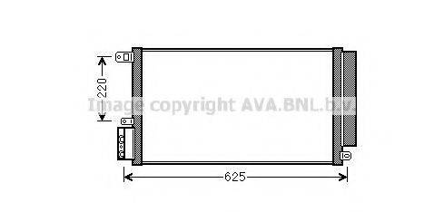 AVA QUALITY COOLING AL5115D Конденсатор, кондиціонер