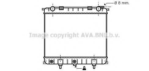 AVA QUALITY COOLING AU2132 Радіатор, охолодження двигуна