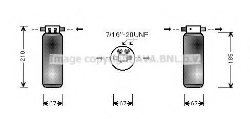 AVA QUALITY COOLING AUD145 Осушувач, кондиціонер