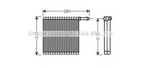 AVA QUALITY COOLING AUV196 Випарник, кондиціонер