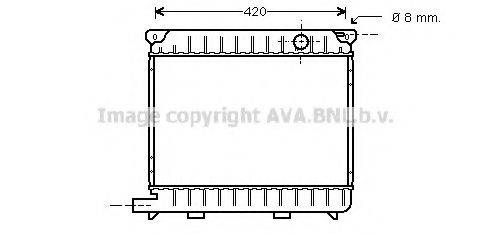 AVA QUALITY COOLING BW2013 Радіатор, охолодження двигуна